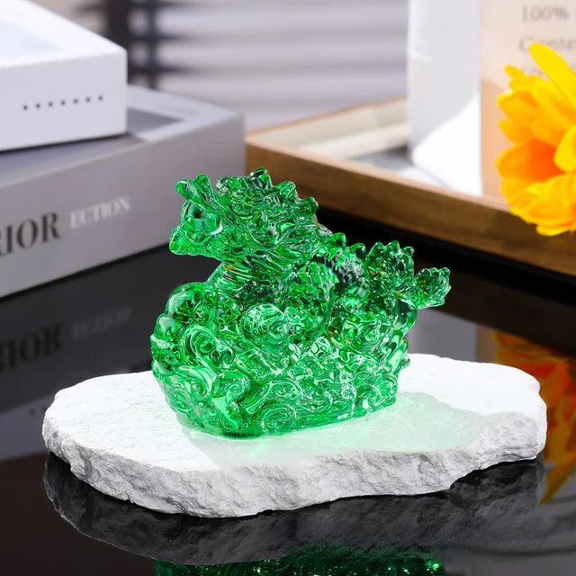 Lucky Crystal Dragon Figurine