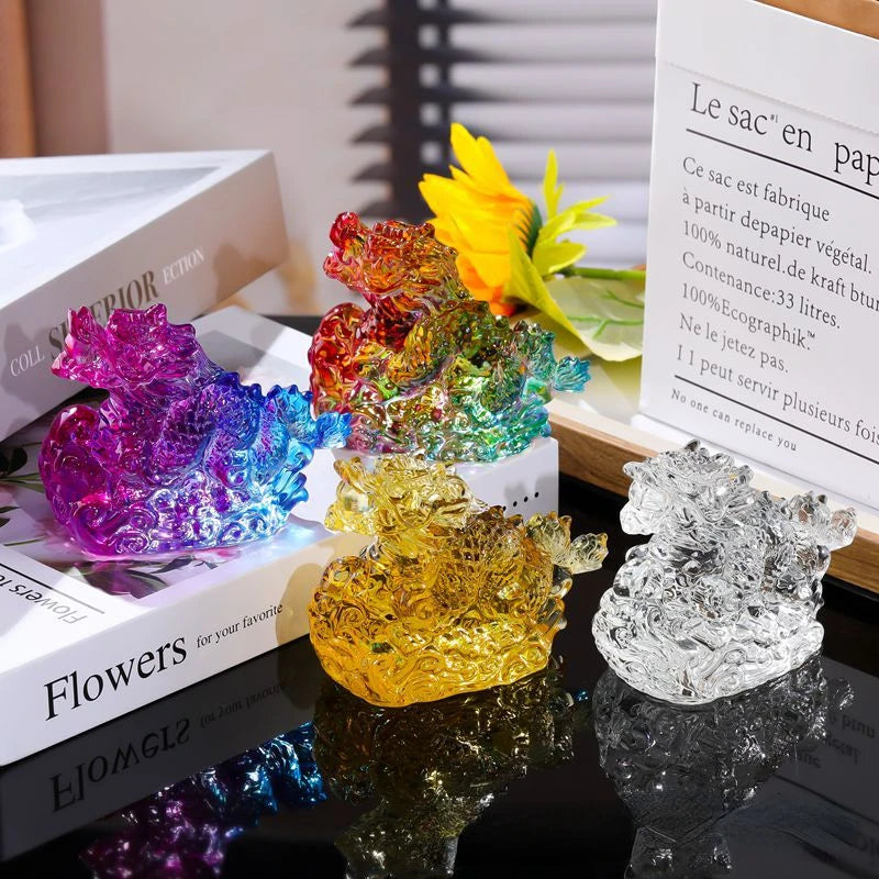 Lucky Crystal Dragon Figurine