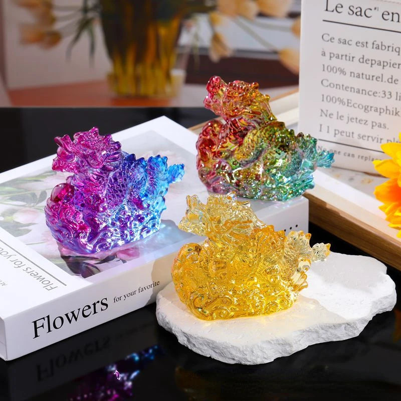 Lucky Crystal Dragon Figurine