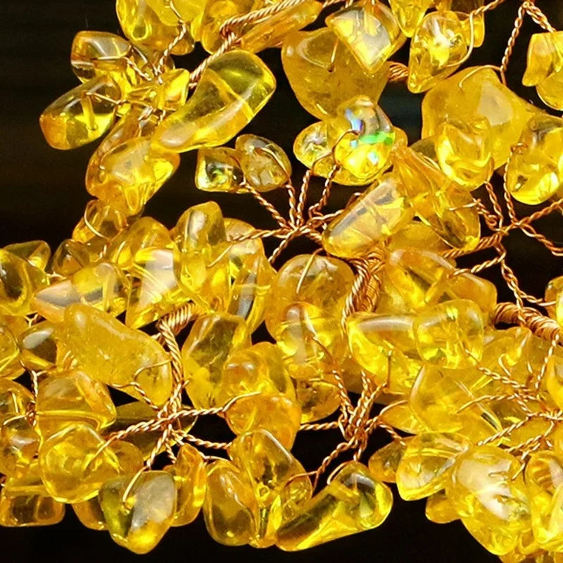 Golden Crystal Money Tree