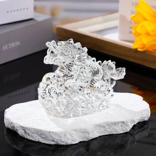 Lucky Crystal Dragon Figurine